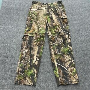 Game Winner Realtree Camo Hunting Cargo Pants‎ Convertible Zip Shorts Mens M